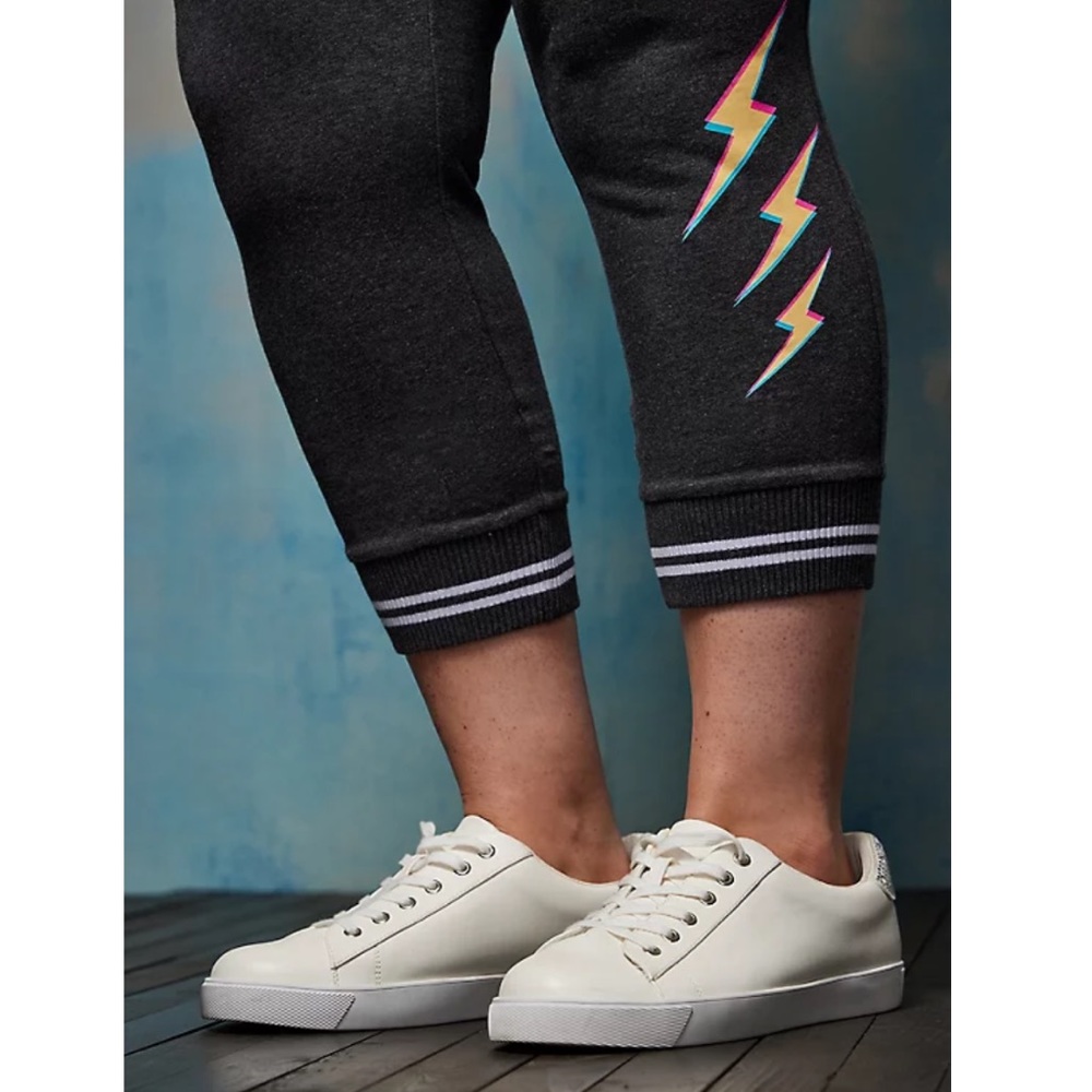 JOGGER - EVERYDAY FLEECE LOVESICK SKULL BOLT CHARCOAL HEATHER - Picture 6 of 6